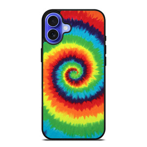 TIE DYE RAINBOW PATTERN iPhone 16 Case Cover TIE DYE RAINBOW PATTERN iPhone 16 Case Cover