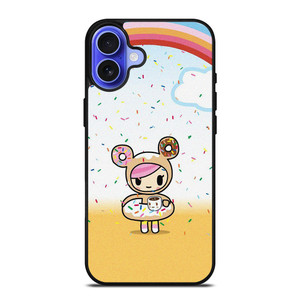 TOKIDOKI DONUTELLA RAINBOW iPhone 16 Case Cover TOKIDOKI DONUTELLA RAINBOW iPhone 16 Case Cover