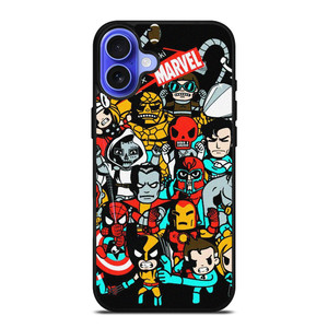 TOKIDOKI MARVEL CARTOON iPhone 16 Case Cover TOKIDOKI MARVEL CARTOON iPhone 16 Case Cover