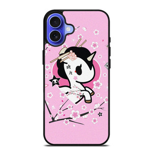 TOKIDOKI UNICORN PINK iPhone 16 Case Cover TOKIDOKI UNICORN PINK iPhone 16 Case Cover