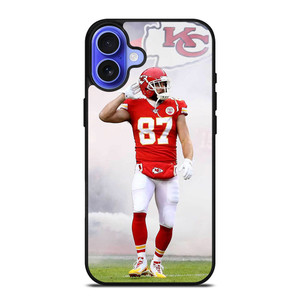 TRAVIS KELCE KANSAS CITY CHIEFS iPhone 16 Case Cover