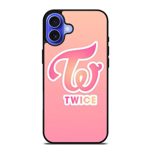 TWICE KPOP LOGO PINK iPhone 16 Case Cover TWICE KPOP LOGO PINK iPhone 16 Case Cover