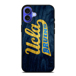 UCLA BRUINS WOOD LOGO iPhone 16 Case Cover UCLA BRUINS WOOD LOGO iPhone 16 Case Cover
