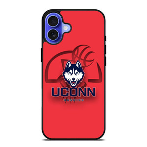 UCONN HUSKIES BASKETBALL LOGO iPhone 16 Case Cover