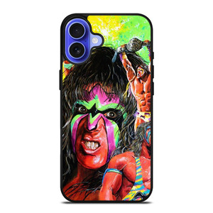 ULTIMATE WARRIOR WRESTLING WWE ART iPhone 16 Case Cover ULTIMATE WARRIOR WRESTLING WWE ART iPhone 16 Case Cover