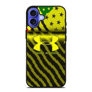 UNDER ARMOUR AMERICAN FLAG YELLOW iPhone 16 Case Cover UNDER ARMOUR AMERICAN FLAG YELLOW iPhone 16 Case Cover