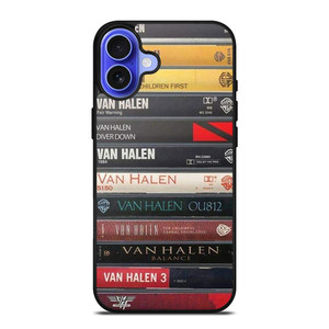VAN HALEN CASSETTE COLLECTION iPhone 16 Case Cover VAN HALEN CASSETTE COLLECTION iPhone 16 Case Cover