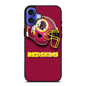 WASHINGTON REDSKINS HELMET LOGO iPhone 16 Case Cover WASHINGTON REDSKINS HELMET LOGO iPhone 16 Case Cover