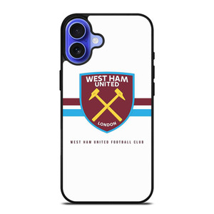 WEST HAM UNITED FOOTBALL CLUB LONDON iPhone 16 Case Cover WEST HAM UNITED FOOTBALL CLUB LONDON iPhone 16 Case Cover