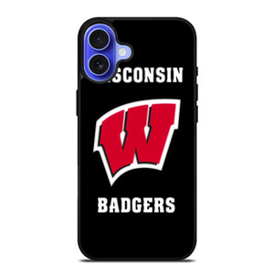 WISCONSIN BADGERS LOGO iPhone 16 Case Cover WISCONSIN BADGERS LOGO iPhone 16 Case Cover