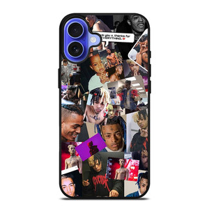 XXXTENTACION RAPPER COLLAGE iPhone 16 Case Cover XXXTENTACION RAPPER COLLAGE iPhone 16 Case Cover