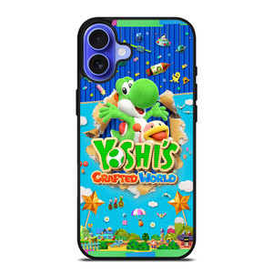 YOSHI CRAFTED WORLD GAMES POSTER iPhone 16 Case Cover YOSHI CRAFTED WORLD GAMES POSTER iPhone 16 Case Cover