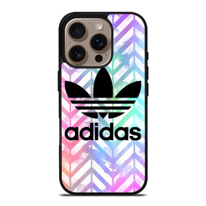 ADIDAS COLORFUL ZIG ZAG LOGO iPhone 16 Pro Case Cover ADIDAS COLORFUL ZIG ZAG LOGO iPhone 16 Pro Case Cover