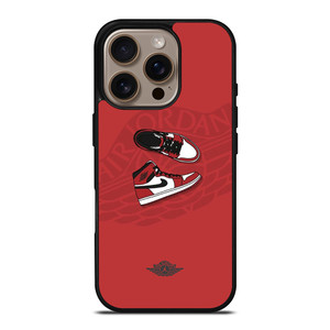AIR JORDAN 1 SNEAKERS RED iPhone 16 Pro Case Cover AIR JORDAN 1 SNEAKERS RED iPhone 16 Pro Case Cover