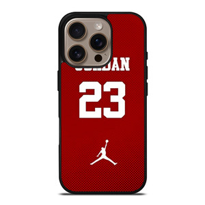 AIR JORDAN 23 RED DOTTED iPhone 16 Pro Case Cover
