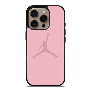 AIR JORDAN PINK LOGO iPhone 16 Pro Case Cover