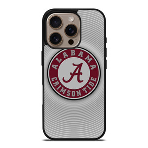 ALABAMA CRIMSON TIDE CIRCLE TEXTURE iPhone 16 Pro Case Cover ALABAMA CRIMSON TIDE CIRCLE TEXTURE iPhone 16 Pro Case Cover