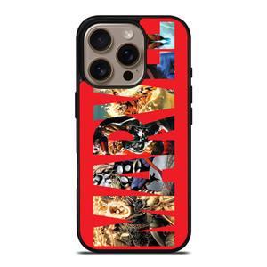 ALL MARVEL SUPERHERO LOGO iPhone 16 Pro Case Cover ALL MARVEL SUPERHERO LOGO iPhone 16 Pro Case Cover