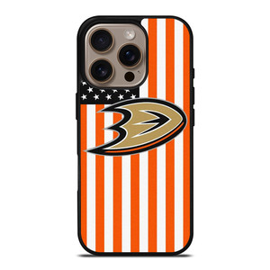 ANAHEIM DUCKS USA FLAG iPhone 16 Pro Case Cover ANAHEIM DUCKS USA FLAG iPhone 16 Pro Case Cover
