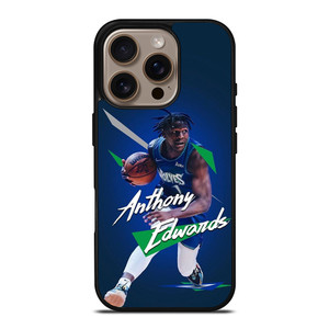 ANTHONY EDWARDS MINNESOTA TIMBERWOLVES BASKETBALL iPhone 16 Pro Case Cover
