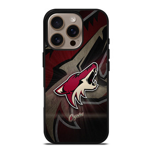 ARIZONA COYOTES METAL LOGO iPhone 16 Pro Case Cover
