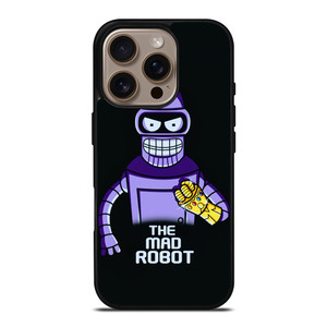 BENDER FUTURAMA THANOS THE MAD ROBOT iPhone 16 Pro Case Cover BENDER FUTURAMA THANOS THE MAD ROBOT iPhone 16 Pro Case Cover