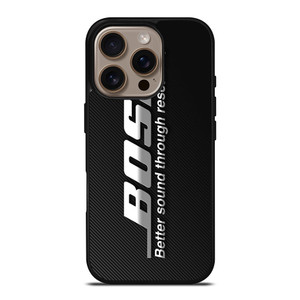 BOSE SOUND METAL CARBON EMBLEM iPhone 16 Pro Case Cover