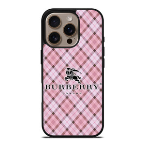 BURBERRY LONDON PINK iPhone 16 Pro Case Cover