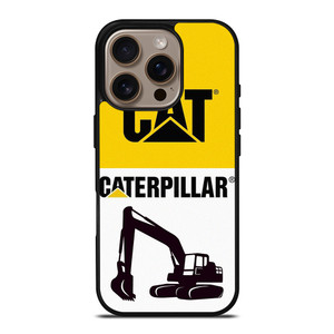 CATERPILLAR EXCAVATOR ICON iPhone 16 Pro Case Cover CATERPILLAR EXCAVATOR ICON iPhone 16 Pro Case Cover