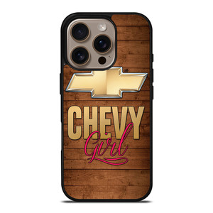 CHEVY GIRL WOOD LOGO iPhone 16 Pro Case Cover