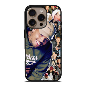 CHRIS BROWN SINGER COLLAGE 2 iPhone 16 Pro Case Cover