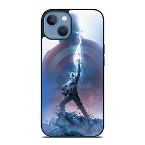 CAPTAIN AMERICA X THOR HAMMER iPhone 13 Case Cover CAPTAIN AMERICA X THOR HAMMER iPhone 13 Case Cover