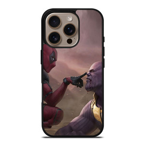 DEADPOOL THANOS MARVEL FUNNY iPhone 16 Pro Case Cover DEADPOOL THANOS MARVEL FUNNY iPhone 16 Pro Case Cover