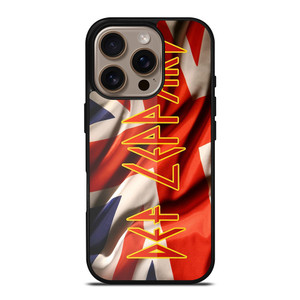 DEF LEPPARD UNION JACK iPhone 16 Pro Case Cover