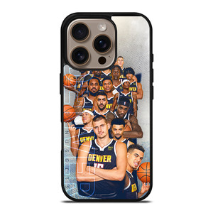 DENVER NUGGETS NBA BASKETBALL SQUAD iPhone 16 Pro Case Cover