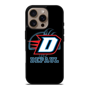 DEPAUL BLUE DEMONS BASKETBALL LOGO iPhone 16 Pro Case Cover