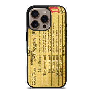 DISNEY WORLD TICKET iPhone 16 Pro Case Cover DISNEY WORLD TICKET iPhone 16 Pro Case Cover