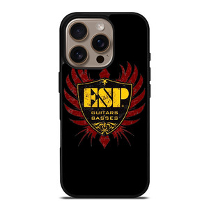 ESP GUITARS AND BASSES BADGE iPhone 16 Pro Case Cover ESP GUITARS AND BASSES BADGE iPhone 16 Pro Case Cover