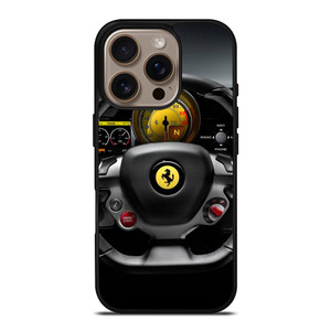 FERRARI BELLISSIMA STEERING WHEEL iPhone 16 Pro Case Cover FERRARI BELLISSIMA STEERING WHEEL iPhone 16 Pro Case Cover