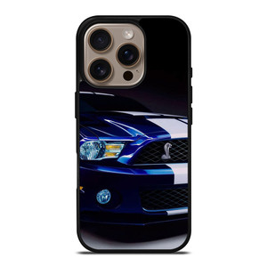 FORD MUSTANG SHELBY BLUE GRILL iPhone 16 Pro Case Cover