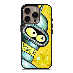 FUTURAMA BENDER CARTOON PAINTED iPhone 16 Pro Case Cover