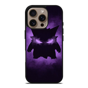 GENGAR SILHOUETTE POKEMON ANIME iPhone 16 Pro Case Cover GENGAR SILHOUETTE POKEMON ANIME iPhone 16 Pro Case Cover
