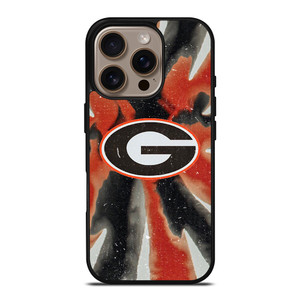 GEORGIA BULLDOGS PSYCHEDELIC LOGO iPhone 16 Pro Case Cover