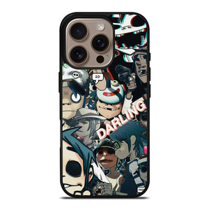 GORILLAZ BAND COLLAGE ICON iPhone 16 Pro Case Cover GORILLAZ BAND COLLAGE ICON iPhone 16 Pro Case Cover