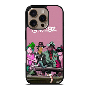 GORILLAZ BAND PINK iPhone 16 Pro Case Cover GORILLAZ BAND PINK iPhone 16 Pro Case Cover
