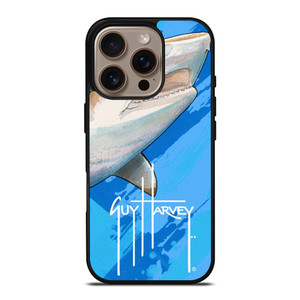 GUY HARVEY SHARK FISHING iPhone 16 Pro Case Cover GUY HARVEY SHARK FISHING iPhone 16 Pro Case Cover