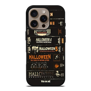 HALLOWEEN HORROR MOVIES COLLECTION iPhone 16 Pro Case Cover