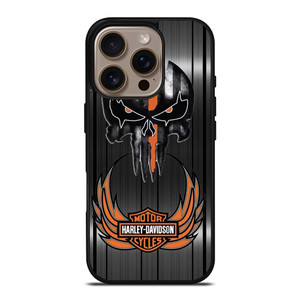 HARLEY DAVIDSON THE PUNISHER METAL iPhone 16 Pro Case Cover HARLEY DAVIDSON THE PUNISHER METAL iPhone 16 Pro Case Cover