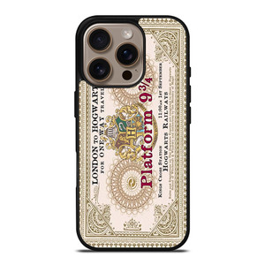 HARRY POTTER TICKETS PLATFORM NINE AND THREE QUARTERS iPhone 16 Pro Case Cover HARRY POTTER TICKETS PLATFORM NINE AND THREE QUARTERS iPhone 16 Pro Case Cover