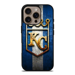 KANSAS CITY ROYALS GOLD EMBLEM iPhone 16 Pro Case Cover